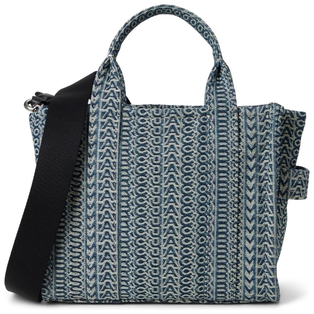 NWT Marc Jacobs The Small Tote - Washed Monogram Denim